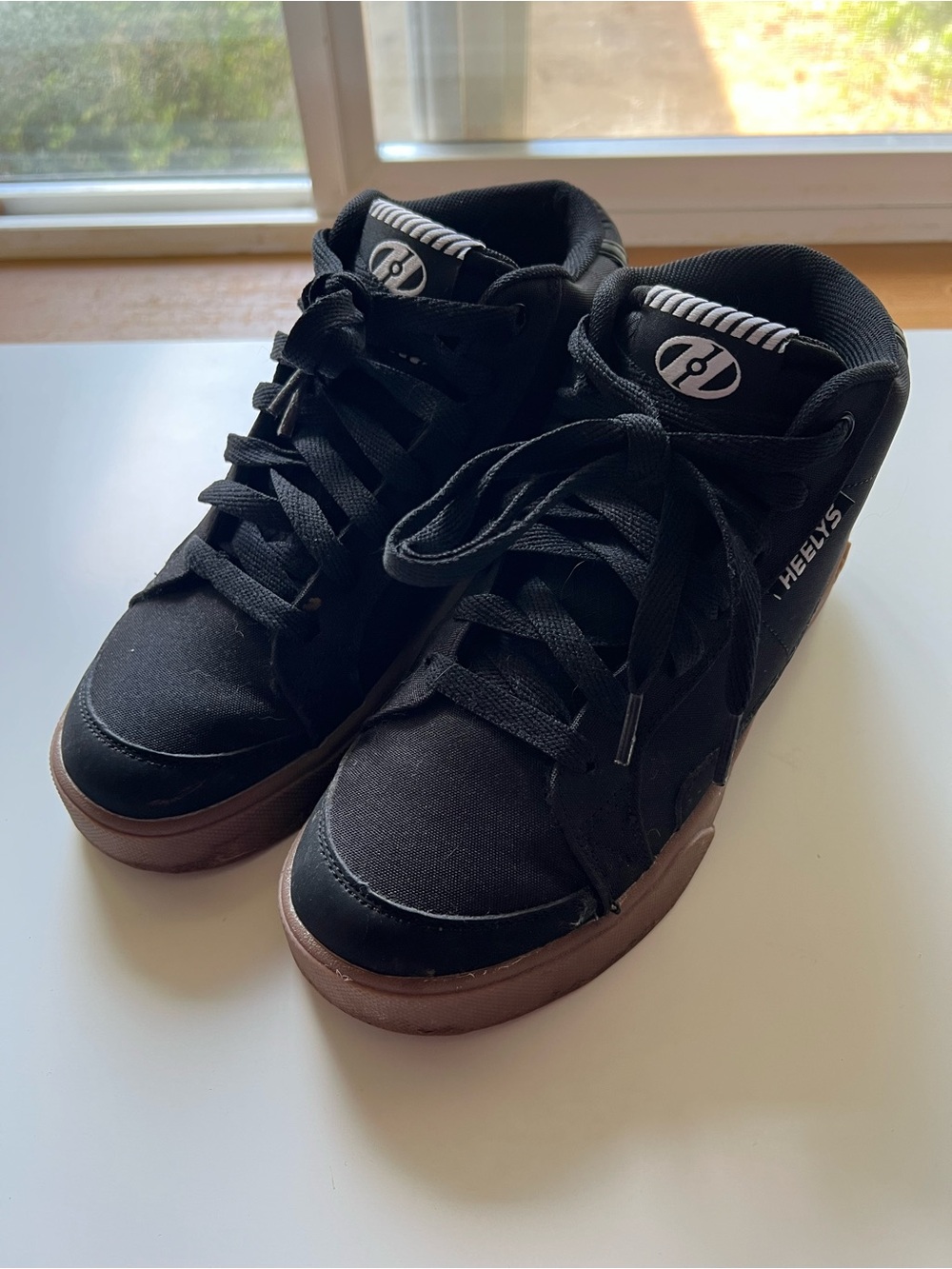 Heelys Black Sneakers with Brown Sole